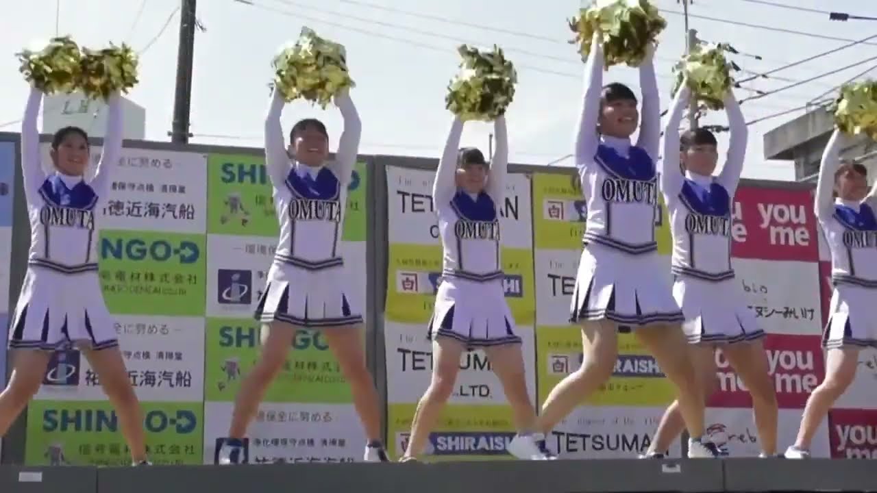 大牟田高校 チアリーダー「SHEEY !!」 ☆ジャー坊（ゆるキャラ2位 ）
