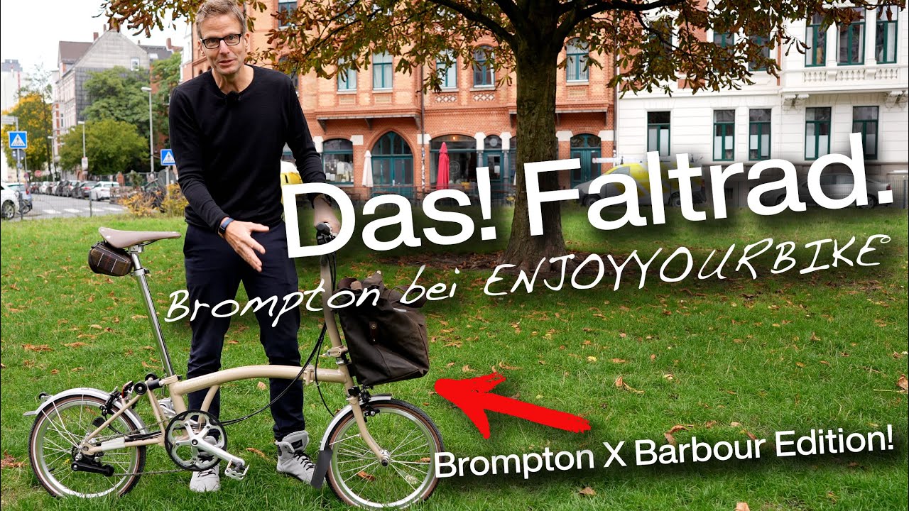 Brompton X Barbour Special Edition 2022: Alle Details + Faltrad zusammenfalten/aufbauen