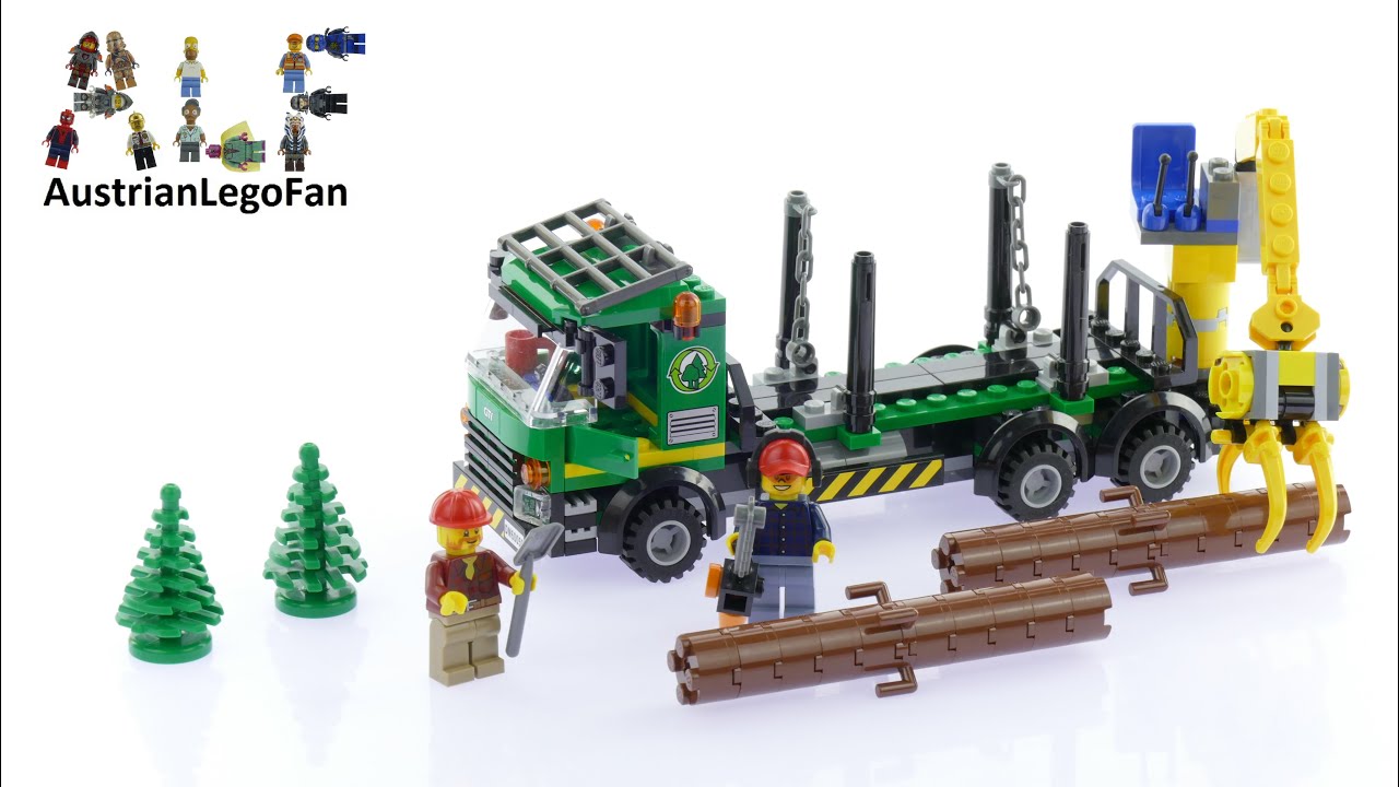 Lego City 60059 Logging Truck - Lego Speed Build Review