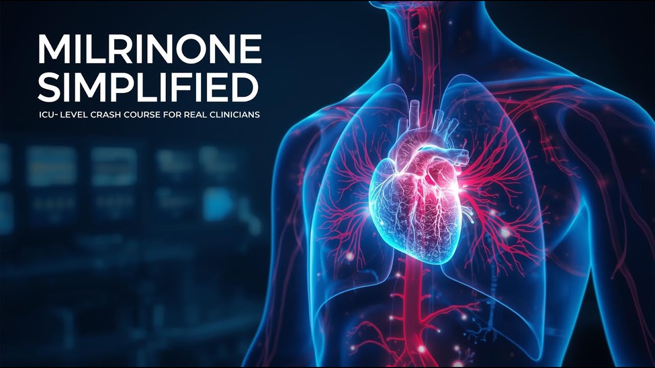 Milrinone Simplified — ICU-Level Crash Course for Real Clinicians