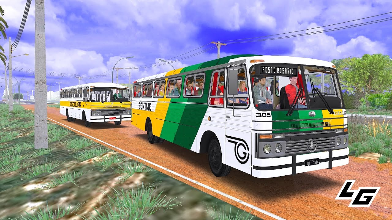 🔴[OMSI 2] Ciferal Líder II 1979 MB LPO-1113 +G29 - Mapa Brasil Viagem