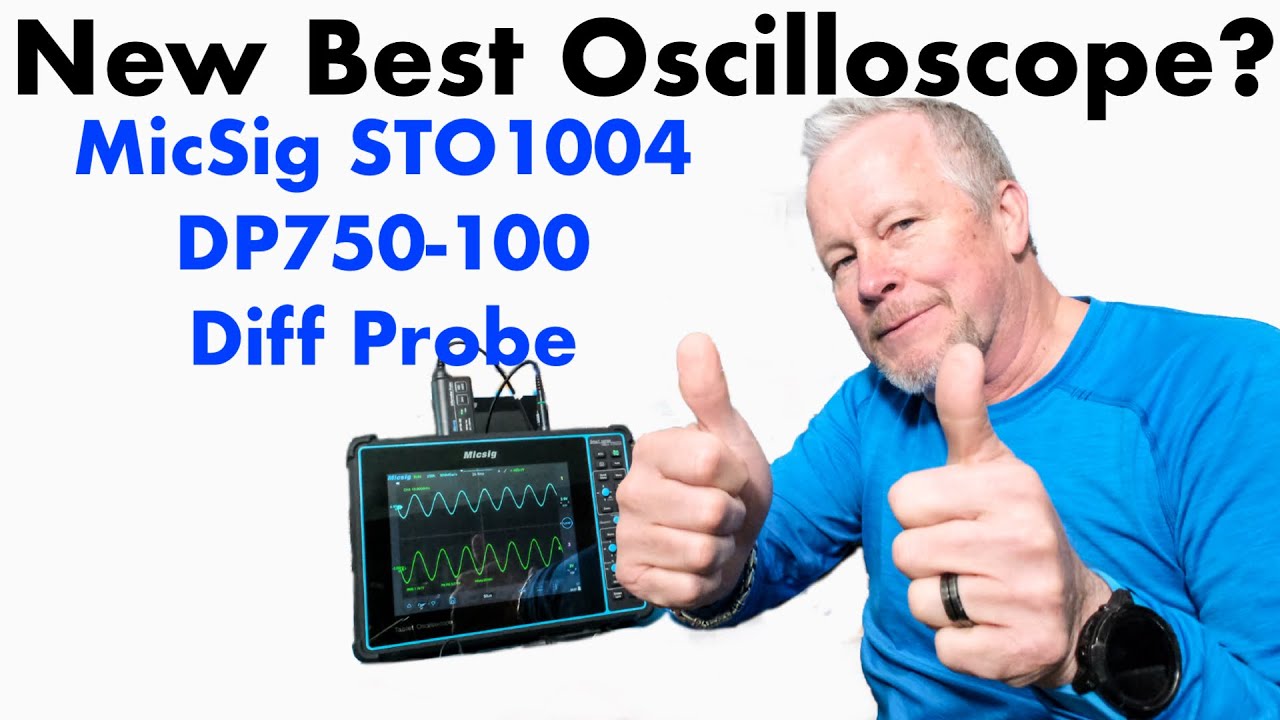 New Micsig Oscilloscope is a winner! STO1004 Oscilloscope and DP750-100 Differential Probe review