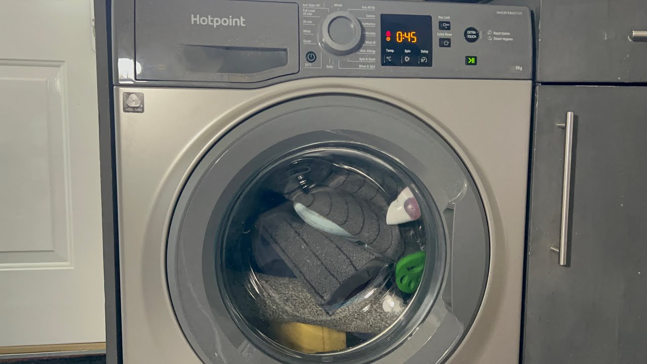 Hotpoint NSWM945CGGUKN | Full load 45’ min full cycle