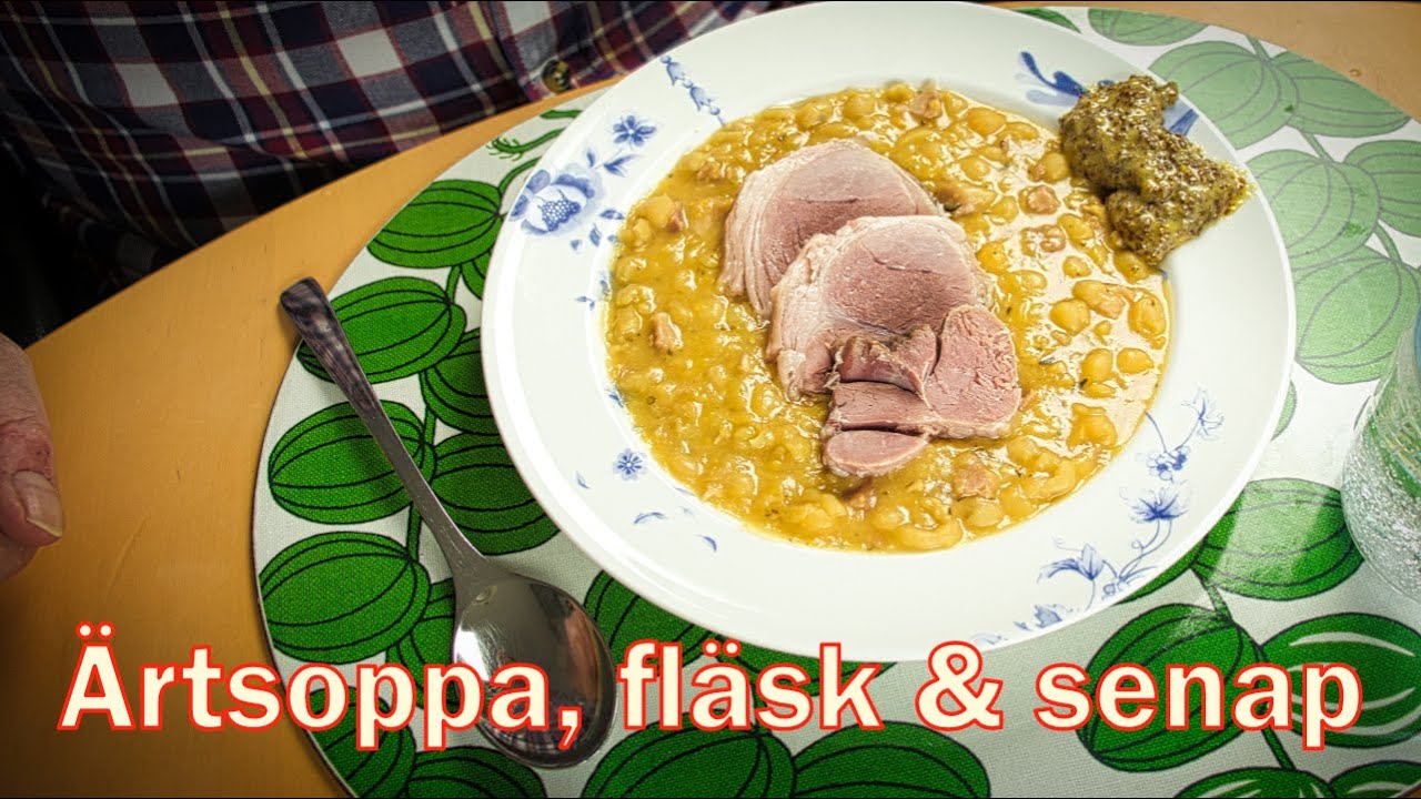 Ärtsoppa med fläsk och egen senap