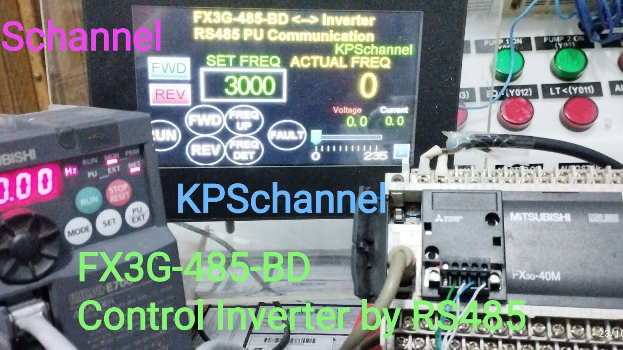 FX3G-485-BD Simple Wiring Control Inverter E700 with ethernet cable