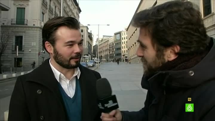 Gabriel Rufián, diputado ERC: 