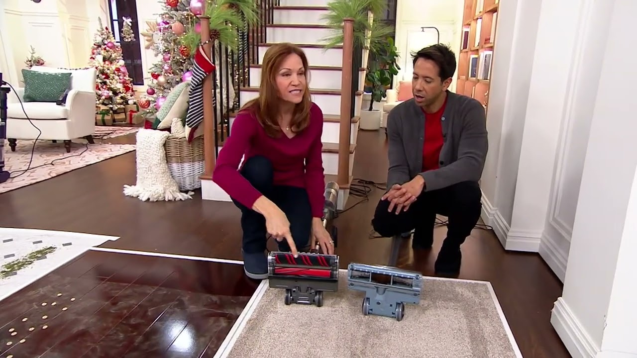 Shark Stratos PowerFins HairPro and DuoClean Vacuum with 4 Tools on QVC