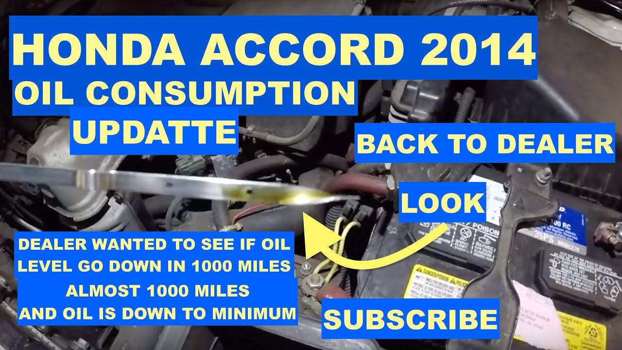 Honda burning oil, oil consumption problem Back to dealer