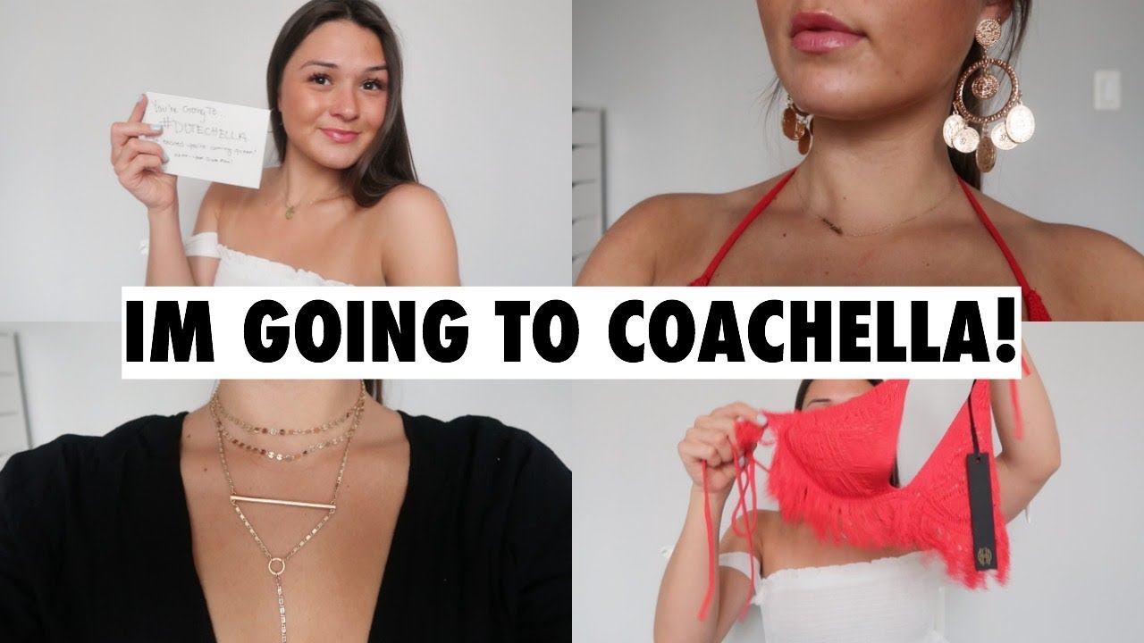 COACHELLA 2018 TRY ON CLOTHING HAUL
