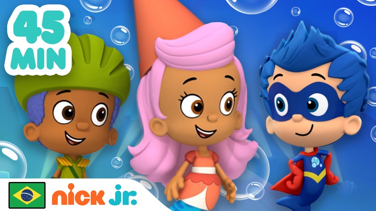 Bubble Guppies se Transformam em Alienígenas, Robôs e Mais! 🤖 | Nick Jr. em Português
