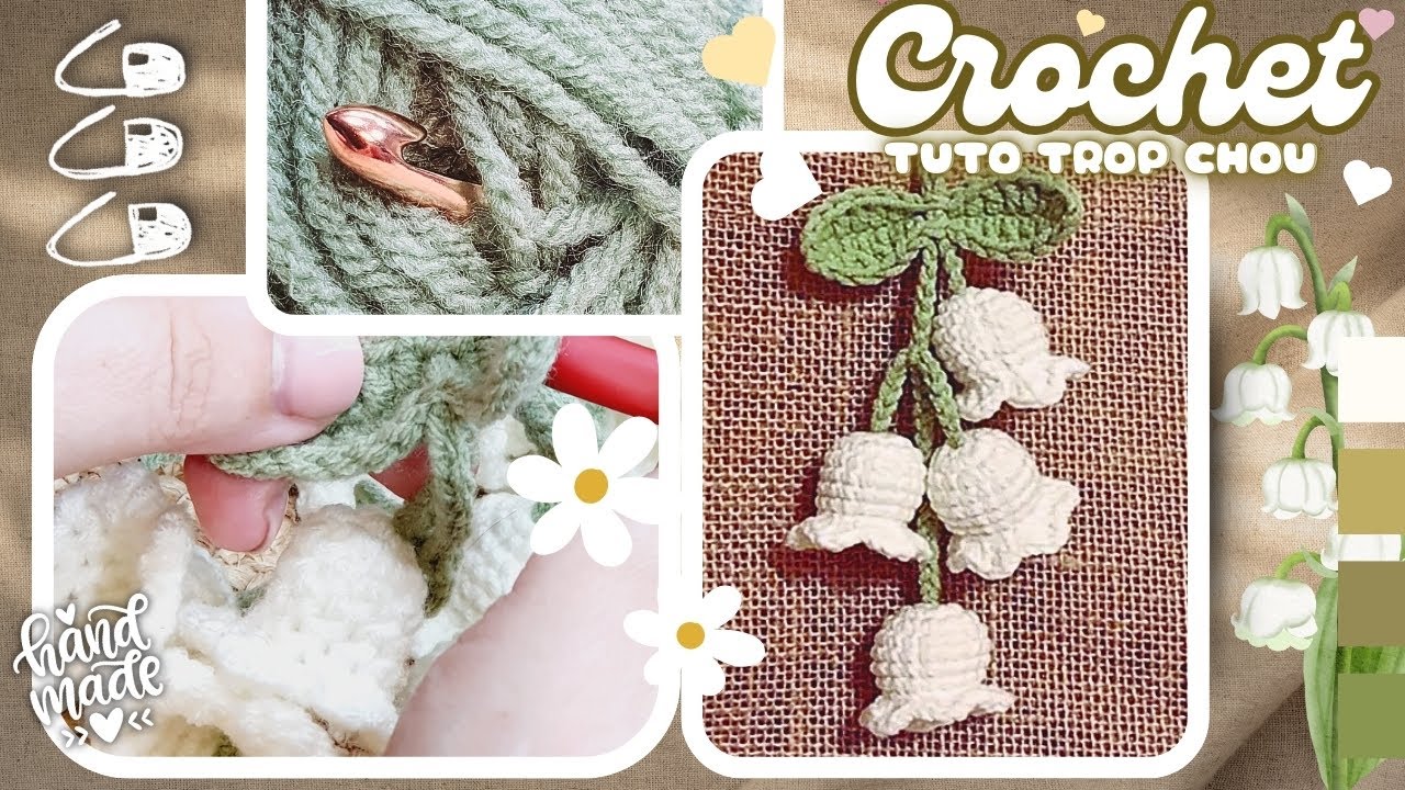 💐💗 UN TUTO TENDANCE EN 1HEURE !!! FAITES DES MERVEILLES AVEC VOTRE CROCHET💗💐 @MamieCrochet