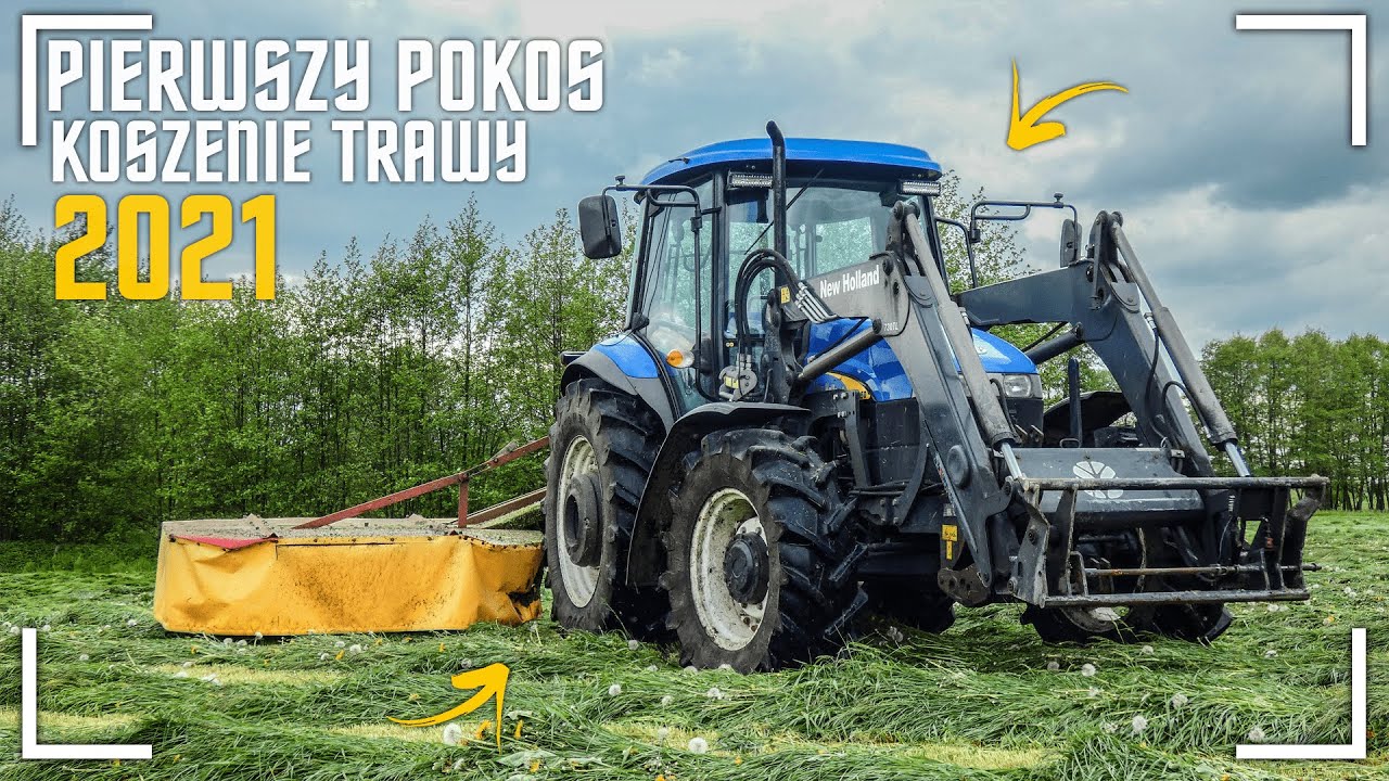 ☆Pierwszy Pokos z VIXA!☆New Holland TD5050 + Z 042/3!✔☆Koszenie Trawy☆Sianokiszonka☆