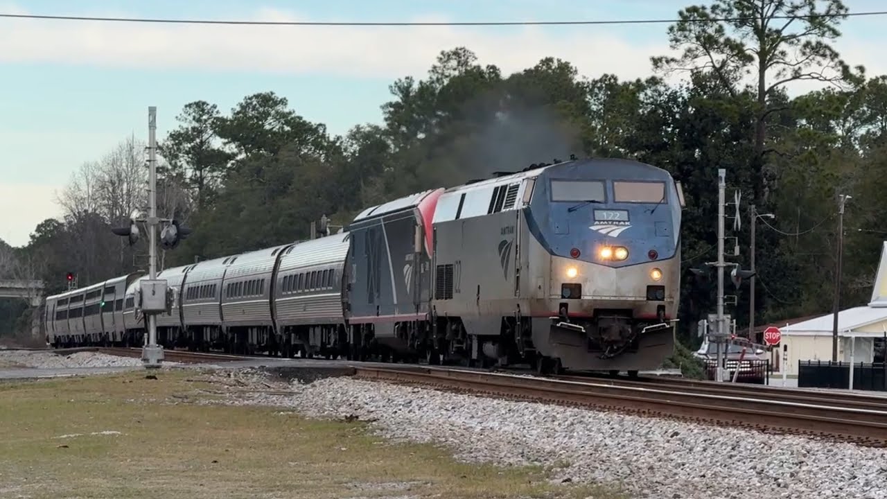 Winter Railfanning at Folkston, GA and Northern Florida including Amtrak, CSX, and NS