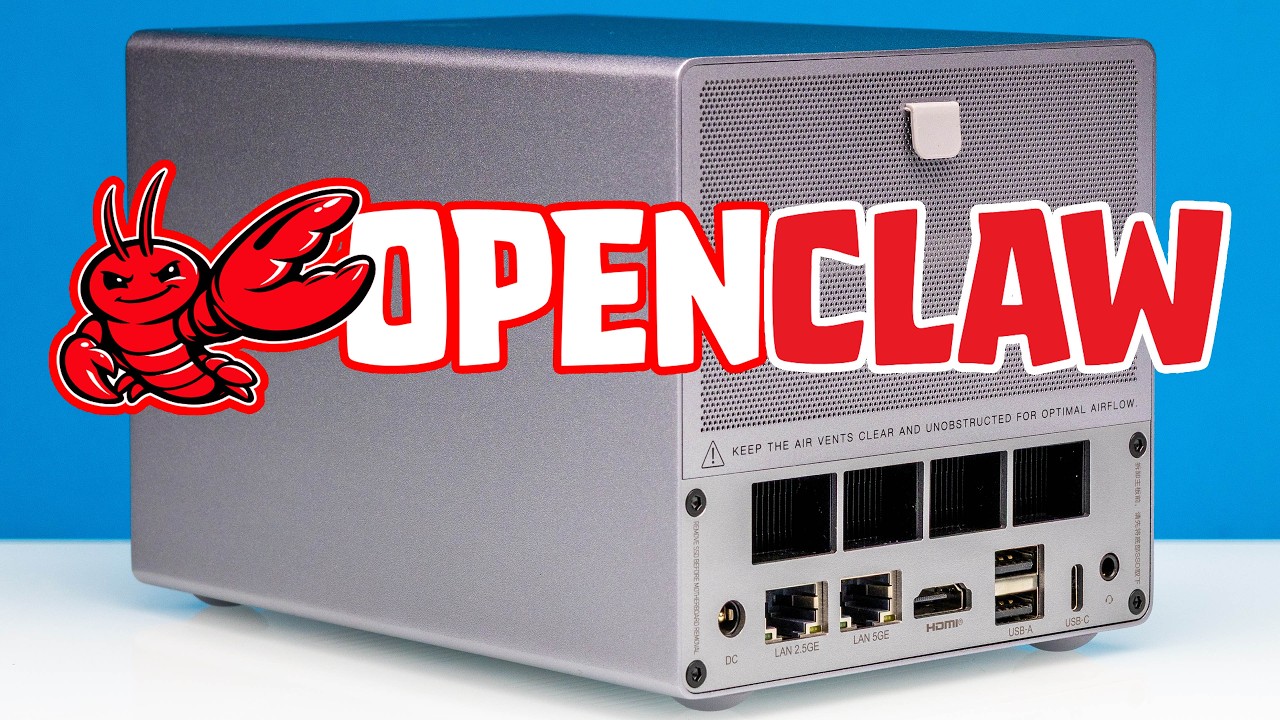 Я позволил OpenClaw сделать с моим мини-NAS на 56 ТБ всё, что он захочет.