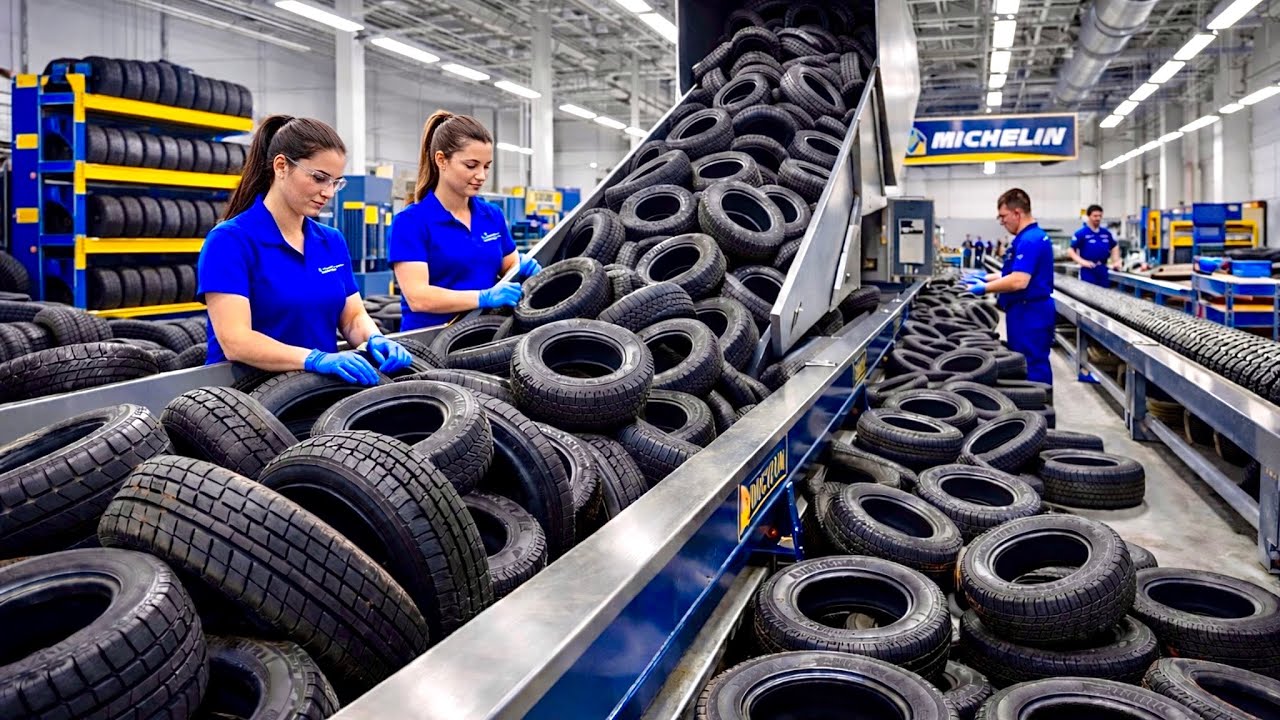 THIS is HOW MILLIONS of TIRES are MADE 🚗 | INDUSTRIAL PROCESS 🏭