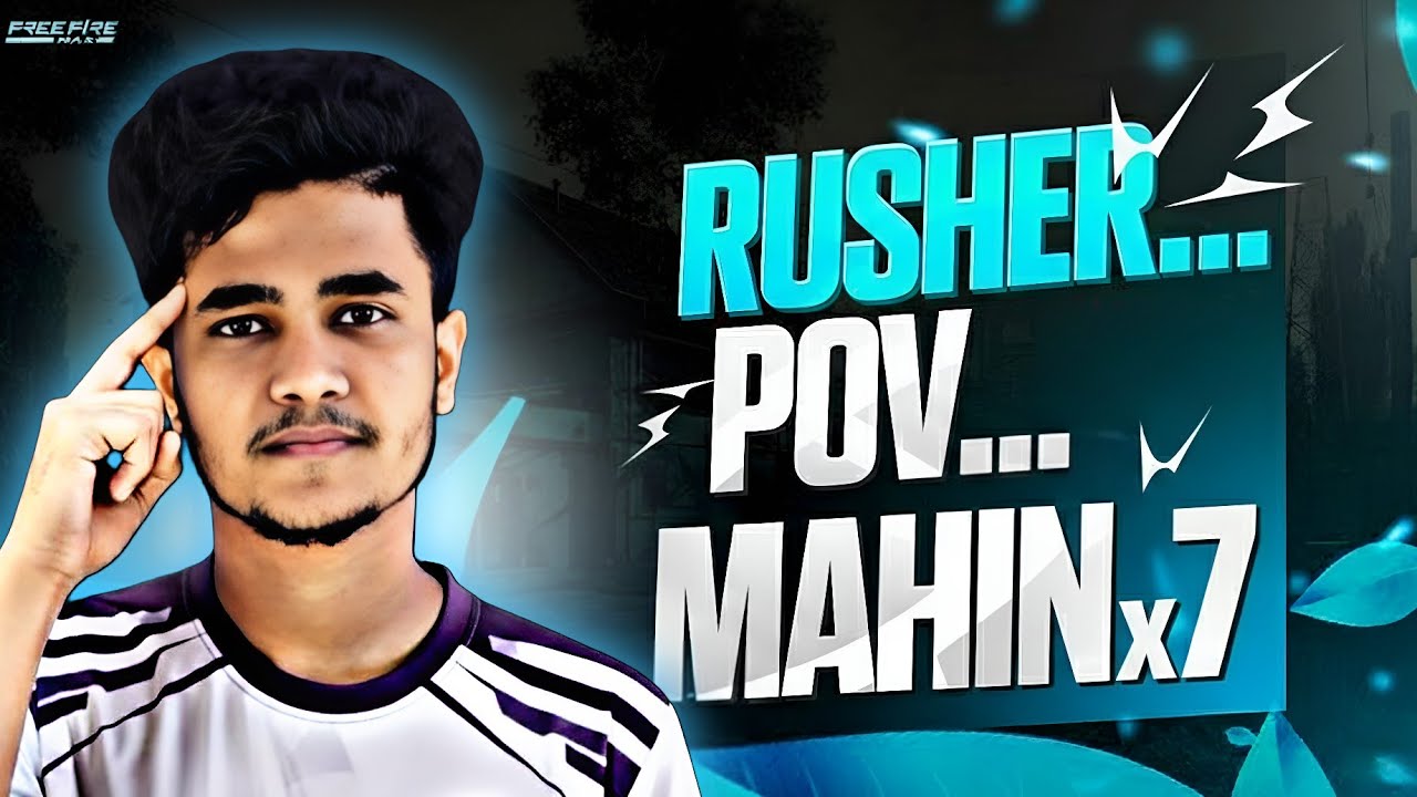 RUSHER POV..MAHINx7 || Freefire tournament highlights || Samsung A16