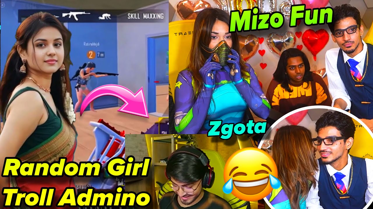Random Girl Troll Admino 🔥 Mizo Ultimate Fun 😂 Mizo-Zgod Duo Cosplay 