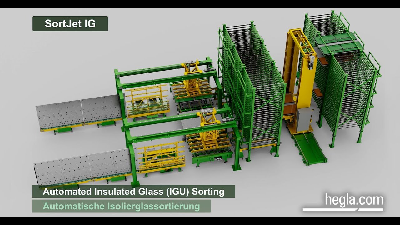 HEGLA SortJet IG for Automated Insulated Glass Sorting