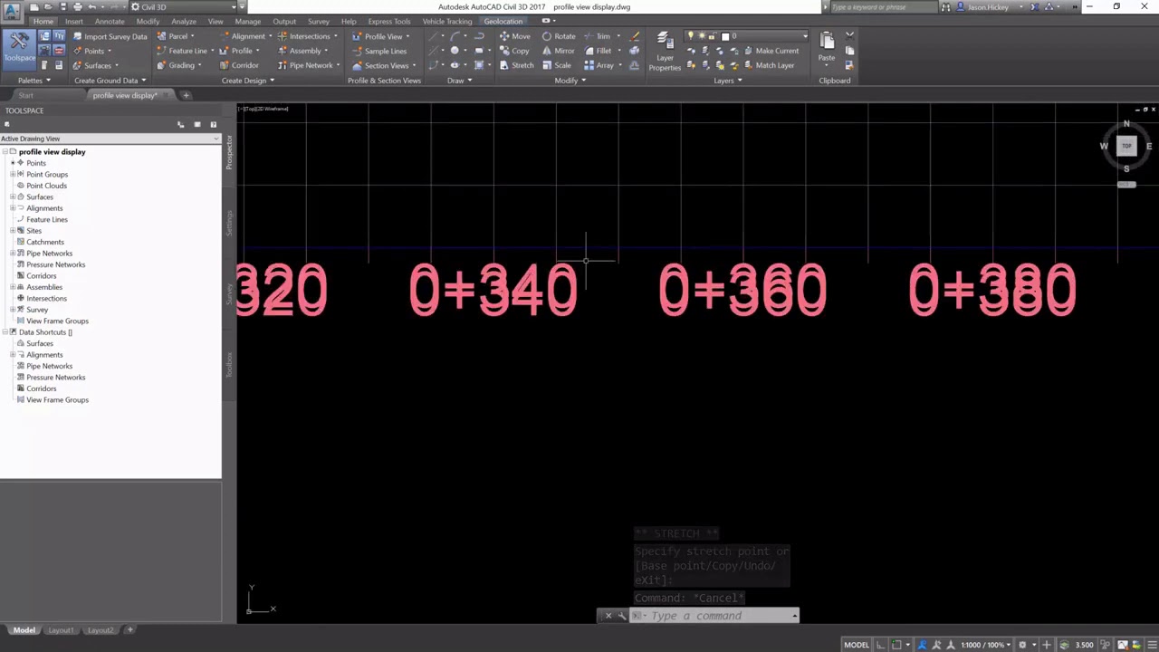 Autocad Civil 3D:- Lesson 2.9: Set up profile view display options
