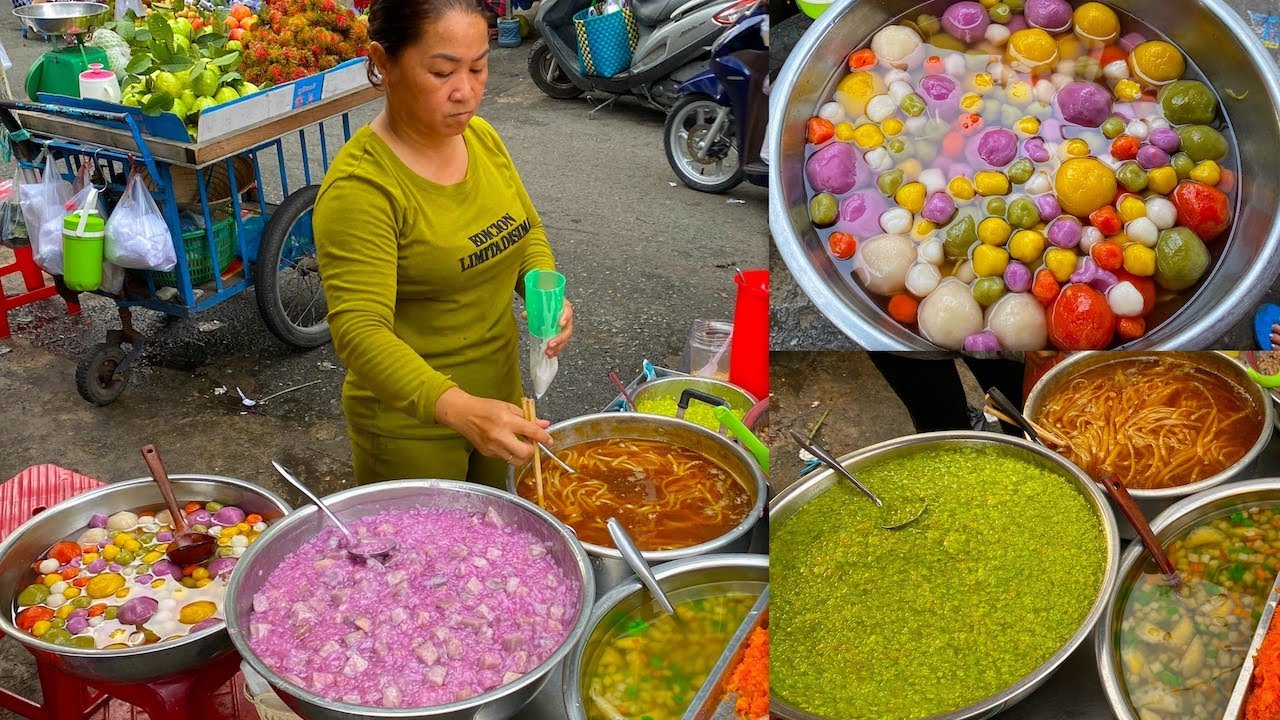 Chị gái bán món chè độc quyền không ai có trong chợ Bình Tiên Sài Gòn