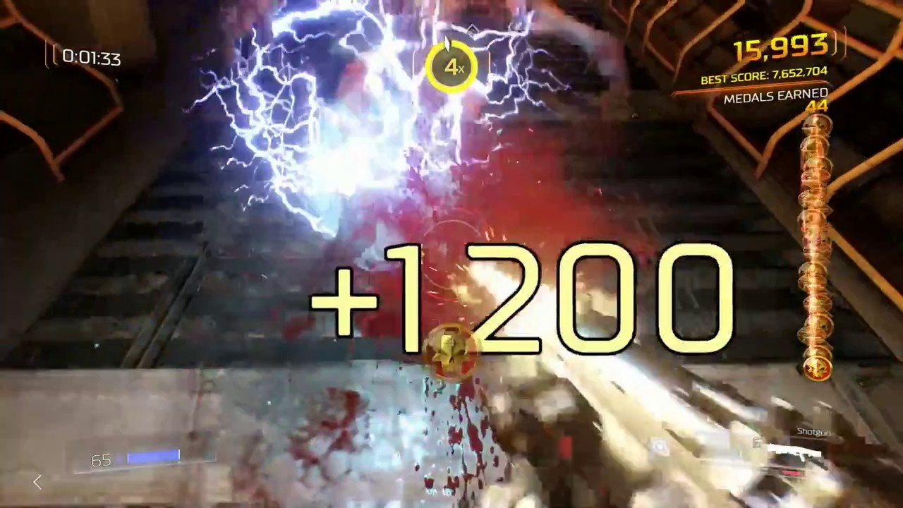 DOOM Arcade mode - FOUNDRY - Ultra-Nightmare - 8,313,862 score - Slayer Rating