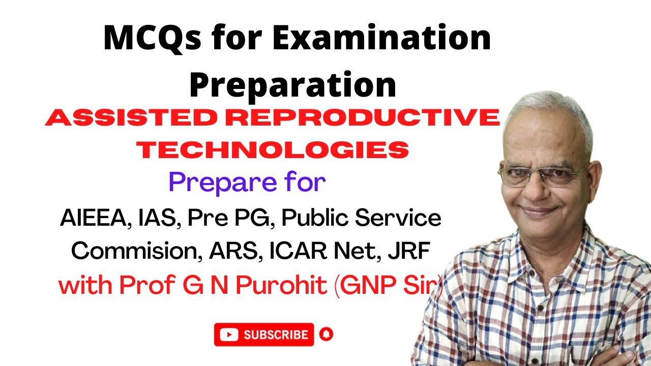 MCQs Assisted Reproductive Technologies,  MCQs, AIEEA, JRF, ICAR NET, ASRB, Veterinary Gynecology