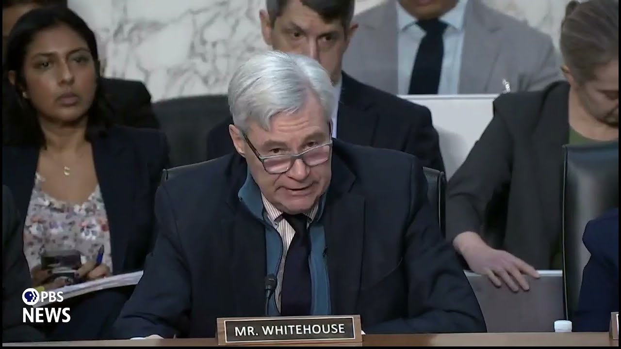 WATCH: Sen. Whitehouse questions Patel in confirmation hearing