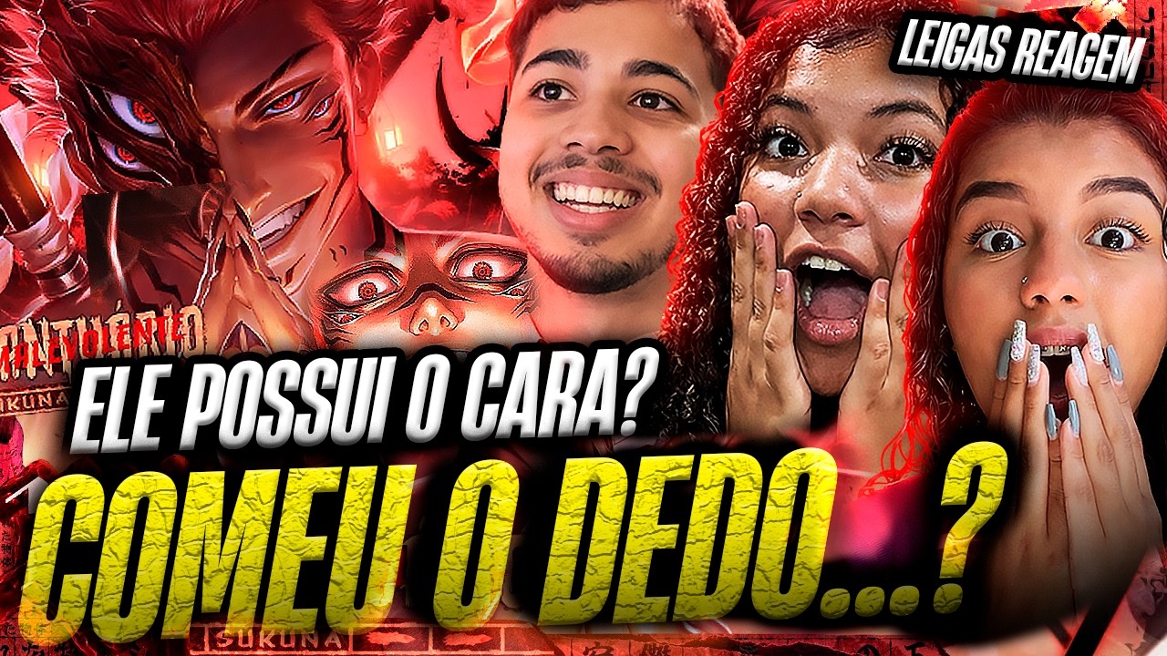 LEIGAS REAGEM a Sukuna - Rei Das Maldições & Sukuna - Santuário Malevolente / ApenasGeekReact