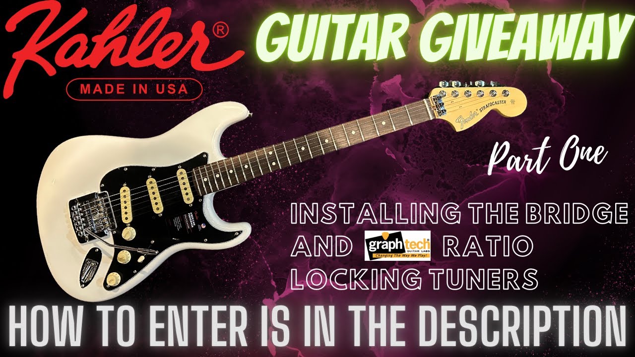 Installing A Kahler On A Strat We Are Giving Away