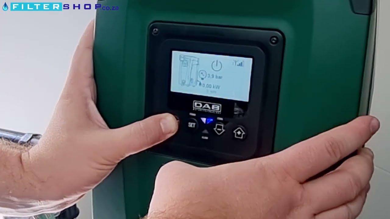 DAB EsyBox Setting Pressure & Info Display