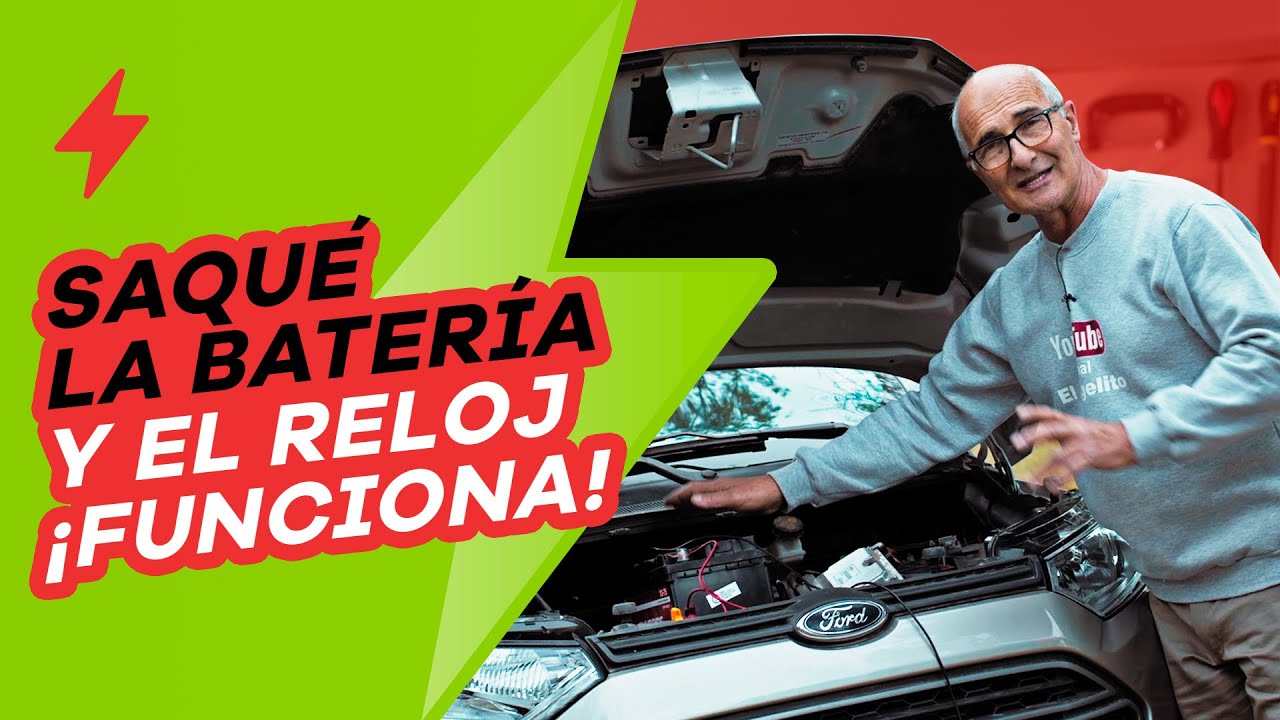 CÓMO CAMBIAR LA BATERÍA DE UN AUTO - Sin des configurar la hora