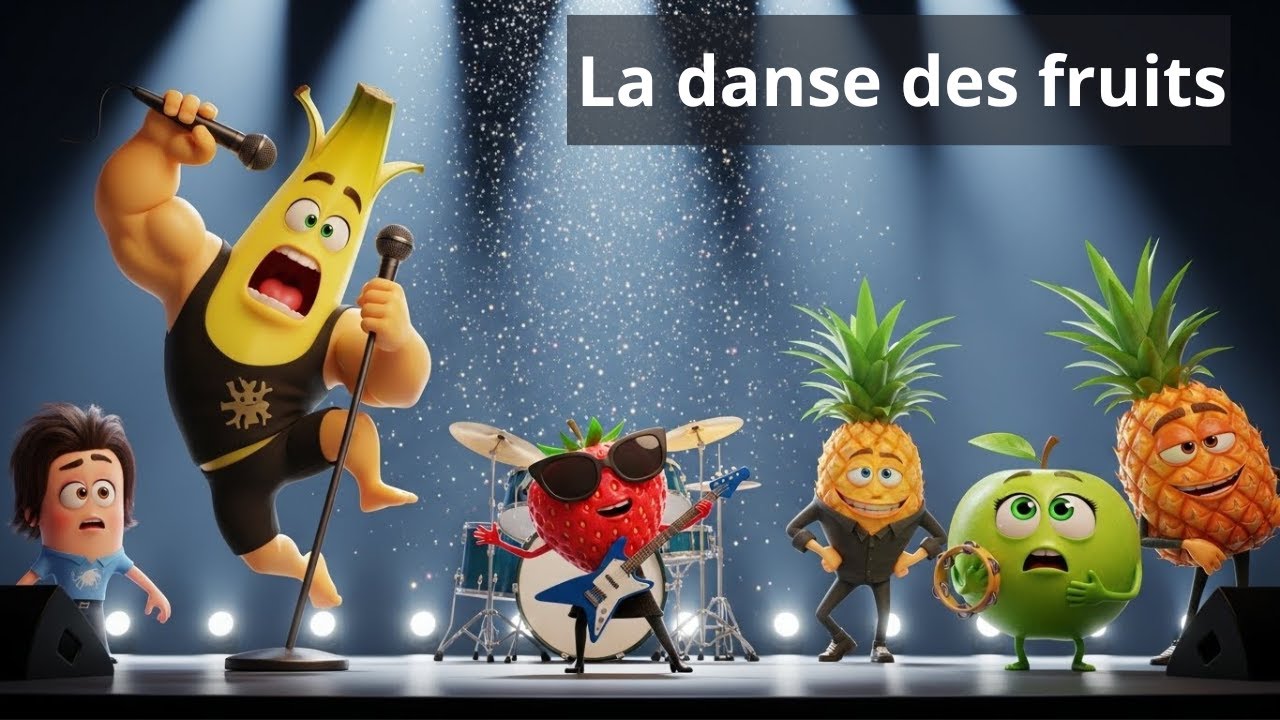 La danse des fruits 🍎🍌 | Comptine animée pour enfants