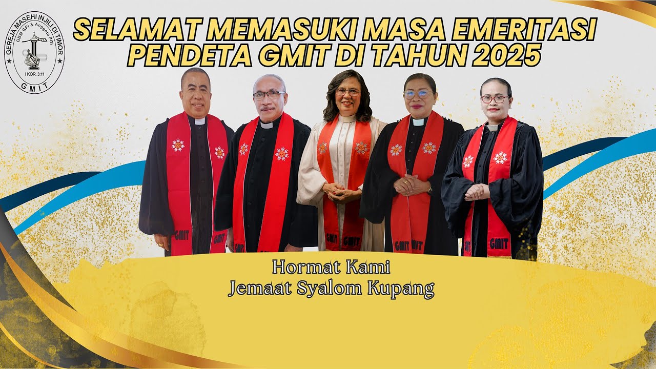 Ibadah Emeritasi Pendeta GMIT Tahun 2025 Di Jemaat Syalom Kupang
