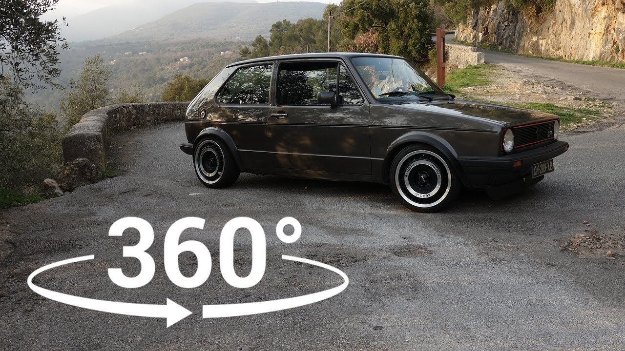 VIDEO 360° - VW GOLF MK1 GTI (Saint-Cézaire sur Siagne 06530)
