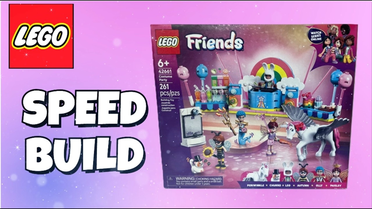 IT'S PARTY TIME!! I Love this Set! LEGO FRIENDS Costume Party with Unicorn and Fairy