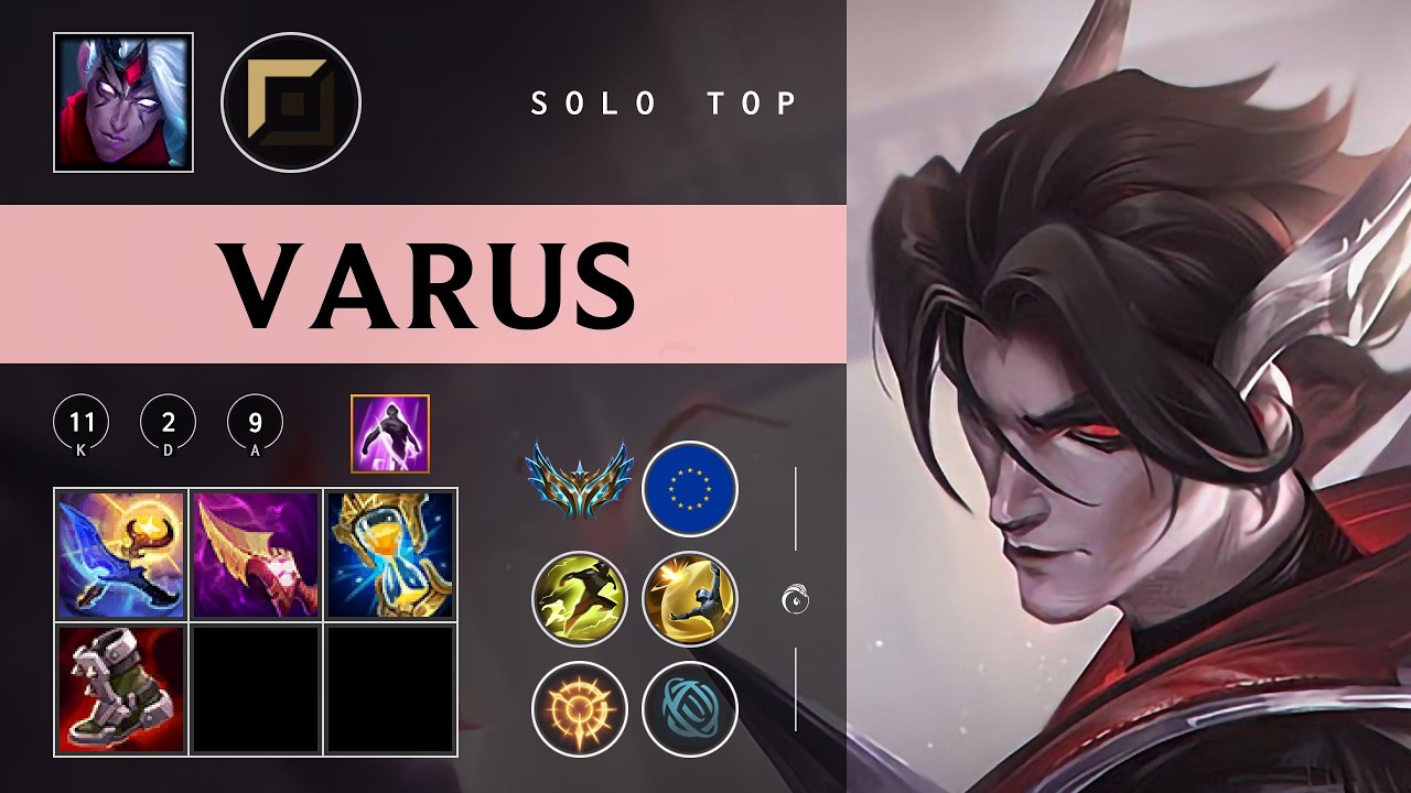 Varus Top vs Jax - EUW Challenger Patch 26.04