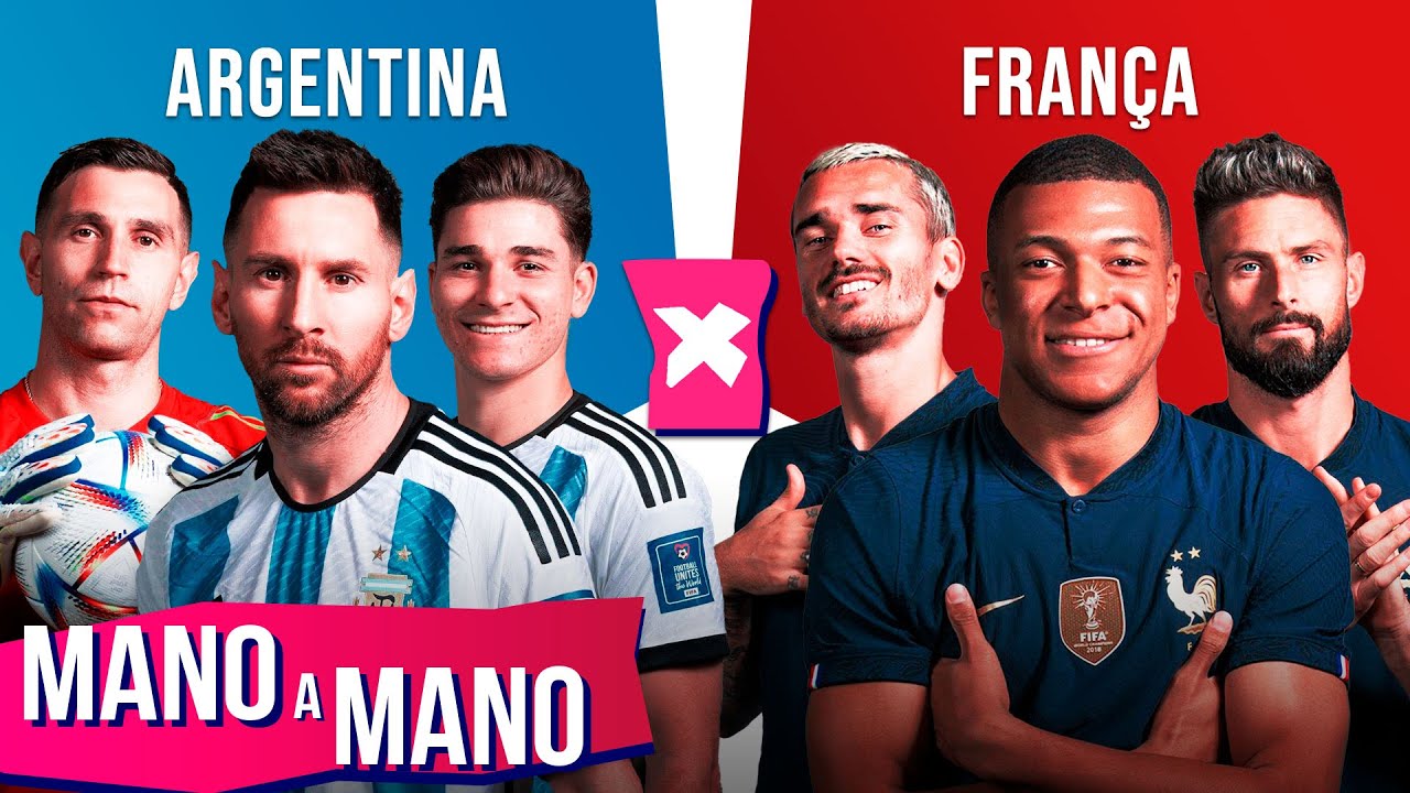ARGENTINA X FRAN&Ccedil;A: QUEM TEM A MELHOR SELE&Ccedil;&Atilde;O NA FINAL DA COPA DO MUNDO? - MANO A MANO