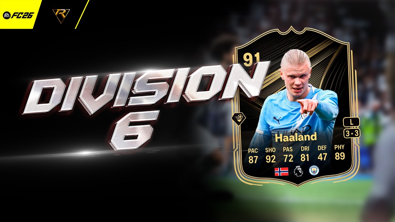 ASCENSO A DIVISIÓN 6🔥Haaland TOTW 91 imparable en Rivals FC26
