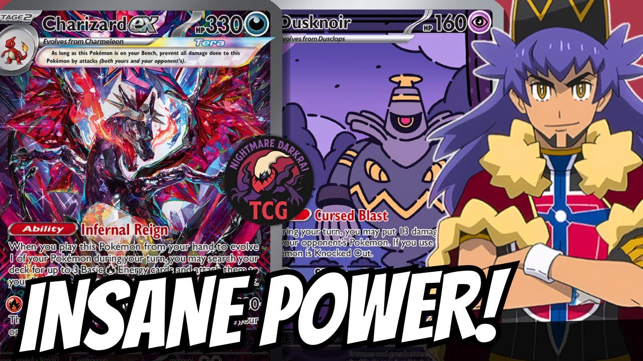 This Charizard Dusknoir Deck is INSANE! 🔥 Pokémon TCG Decklist & Gameplay