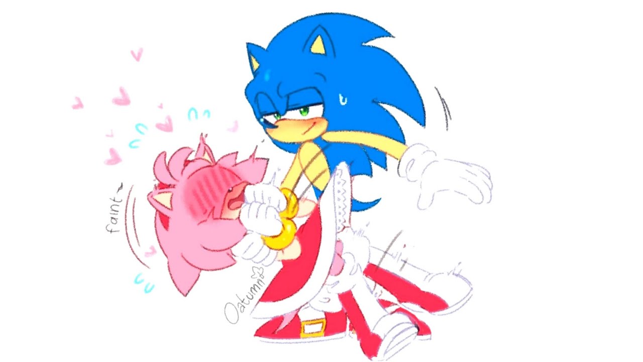 Эми целует Соника - SonAmy Comic Dub Compliation (Sonic x Amy)