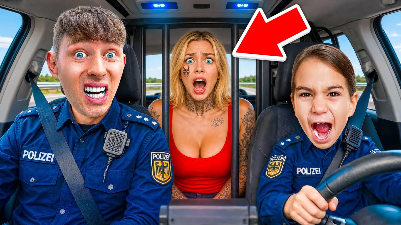 KLEINER JUNGE &uuml;berlebt 24H als POLIZEI! 👮&zwj;♂️(eskaliert)