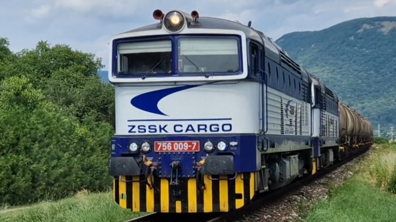 756.009 a 756.007 v čele cisternovej s&uacute;pravy.