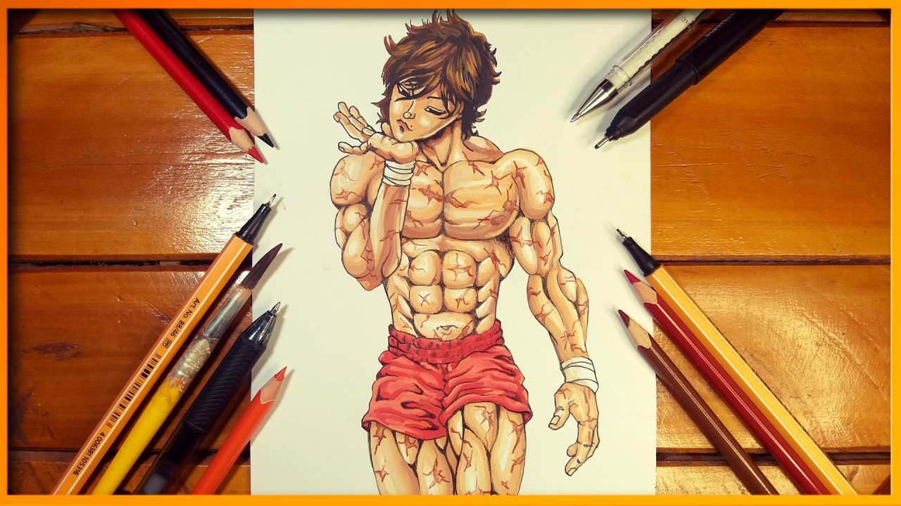 Hoje Como Desenhar o Baki Completo : Baki the Grappler
