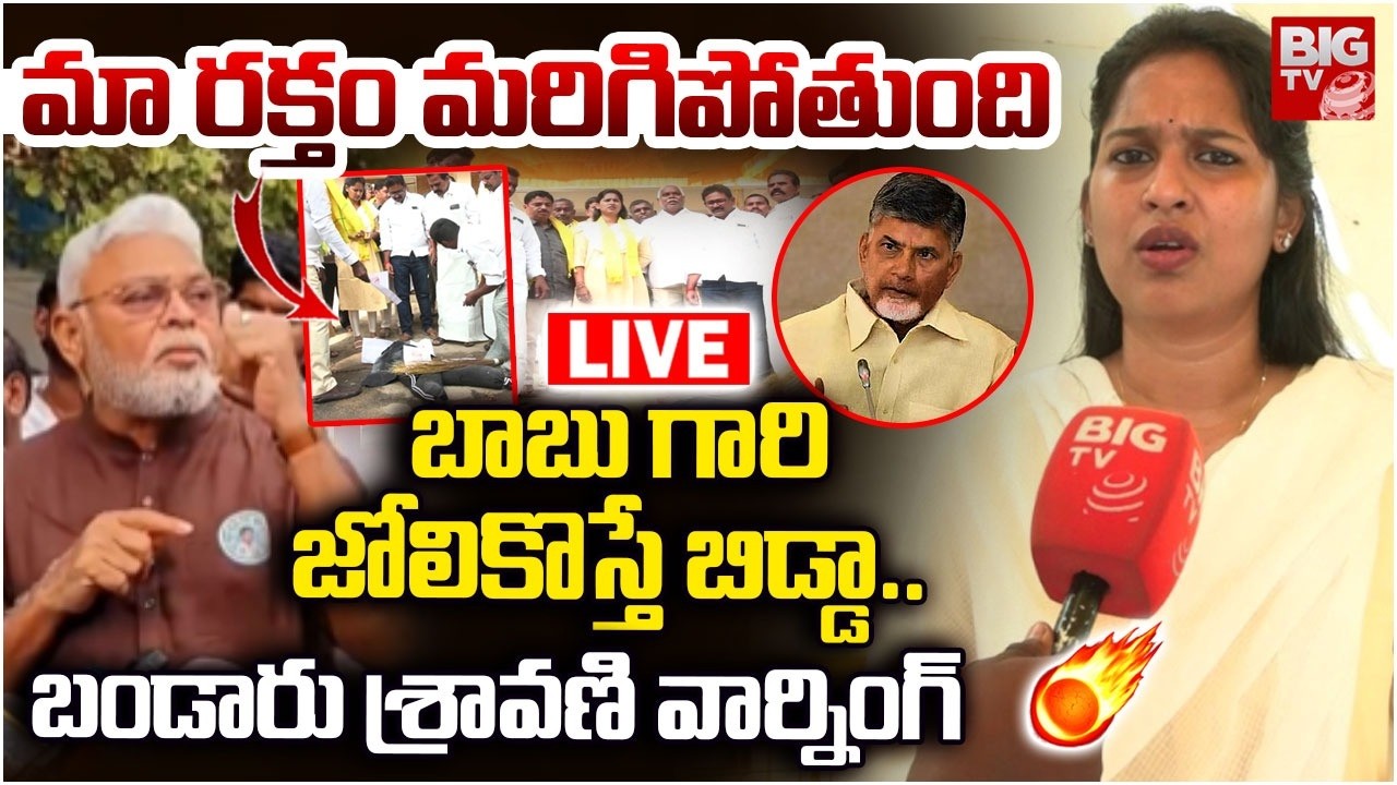 బాబు గారి జోలికొస్తే బిడ్డా TDP MLA Bandaru Sravani Mass Warning to Ambati Rambabu | Laddu Issue