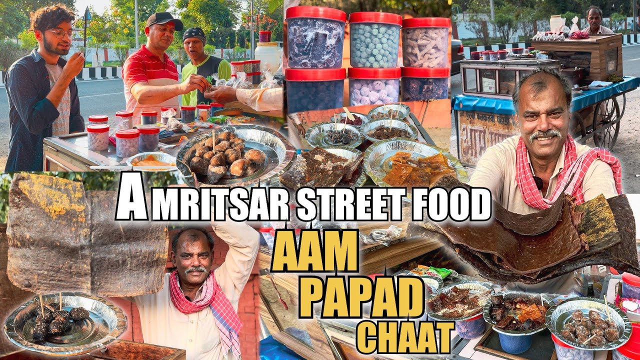 Amritsari Special Chaat | Amritsar Street Food | Aam Papad Chat | Best of Amritsar Food
