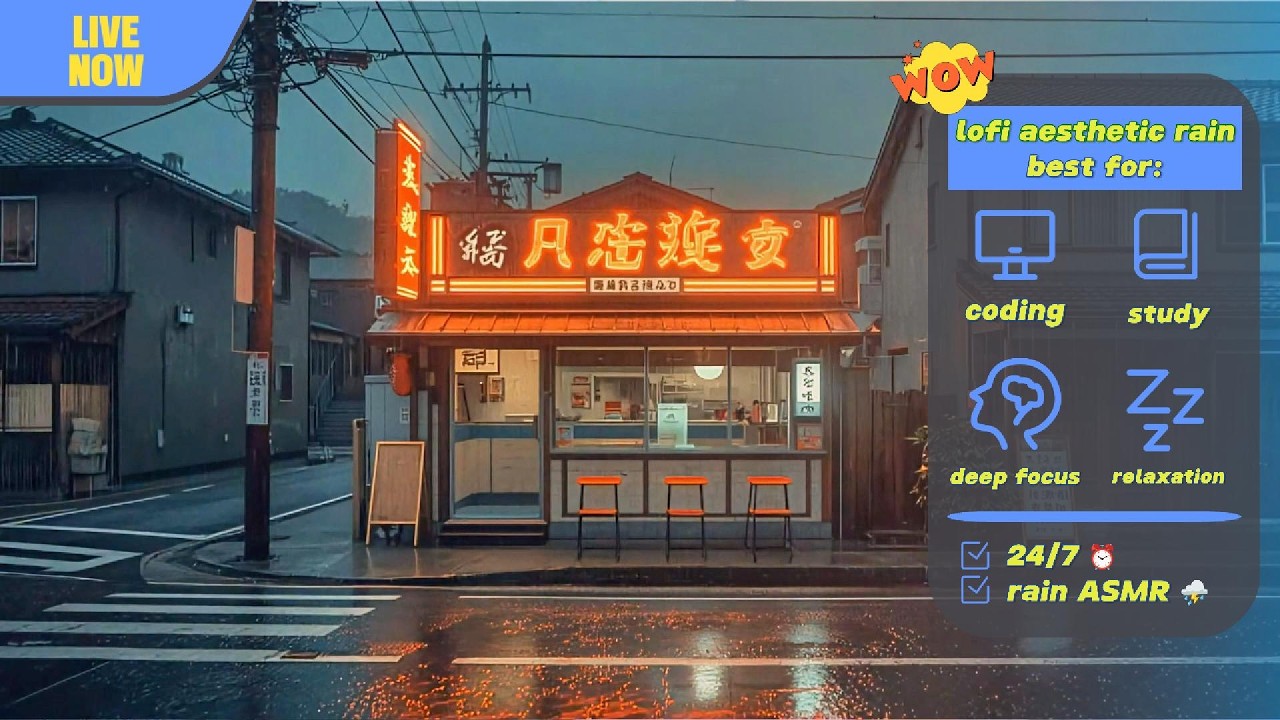 ☕ lofi background music: a warm coffee while the city still sleeps