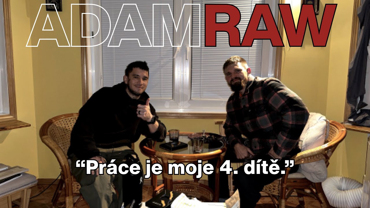 Adam RAW: O Youtube, stravě, doplňcích a vlastním e-shopu