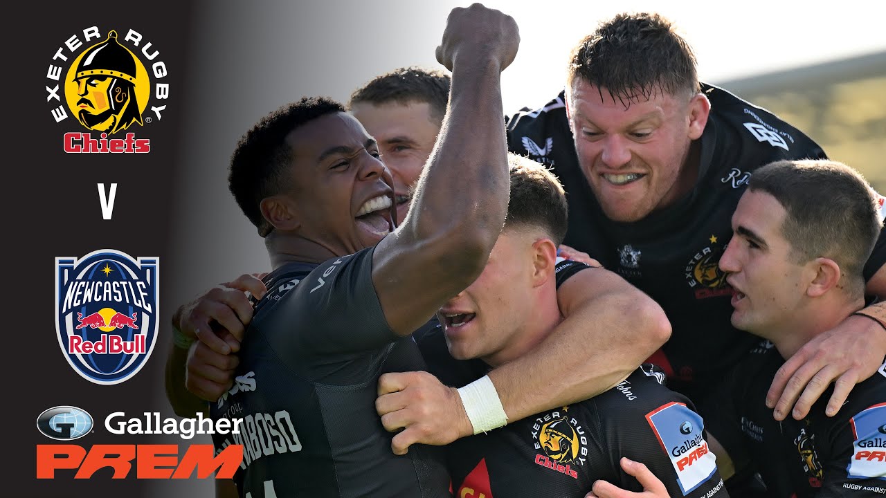 HIGHLIGHTS & REACTION: Exeter Chiefs v Newcastle Red Bulls | FEYI-WABOSO HAT-TRICK! | Gallagher PREM