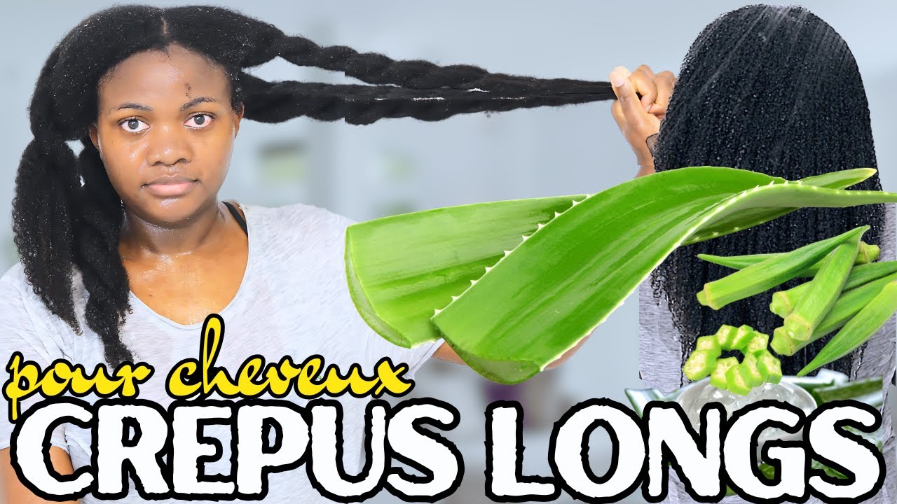 GEL D'ALOE VERA, GEL DE LIN, GEL DE GOMBO, comme soin avant le shampoing