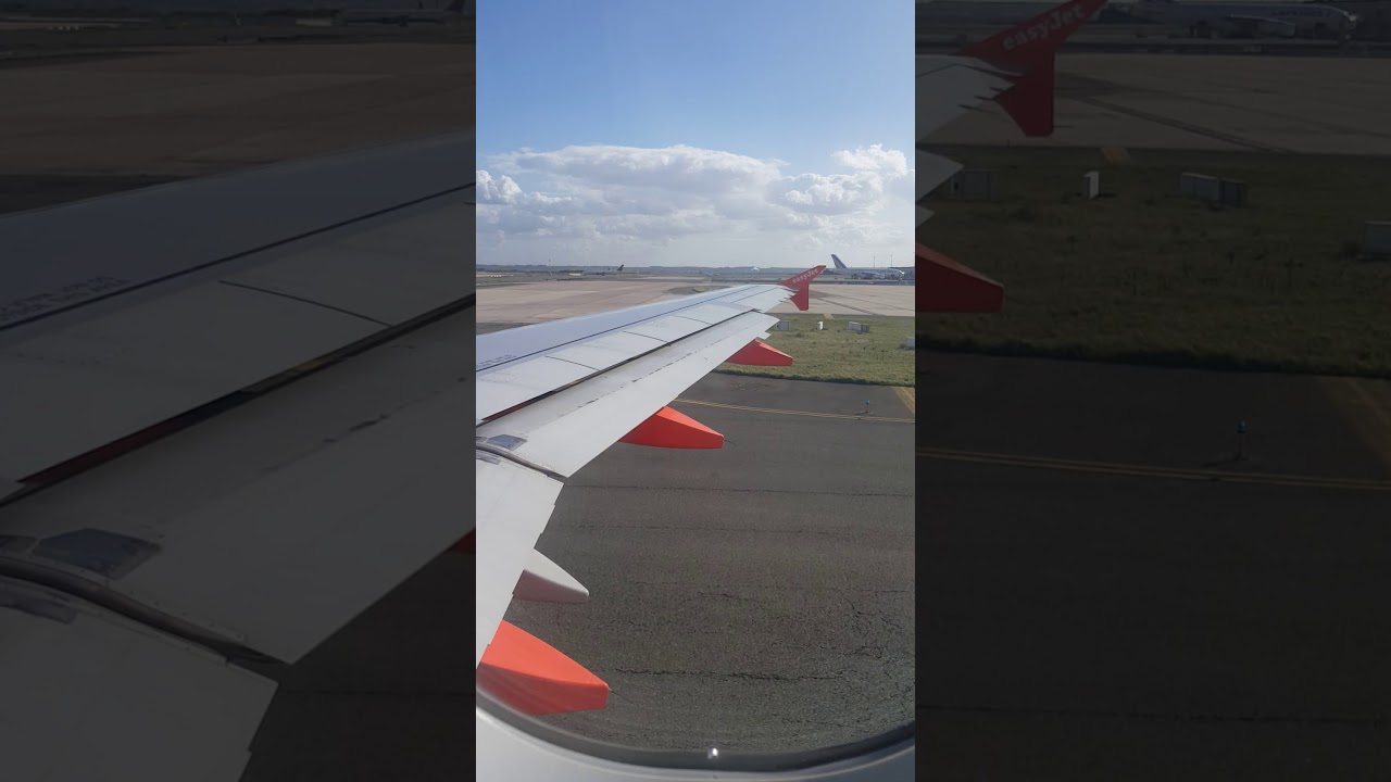 Decollage Airbus A320 Easyjet Barcelone